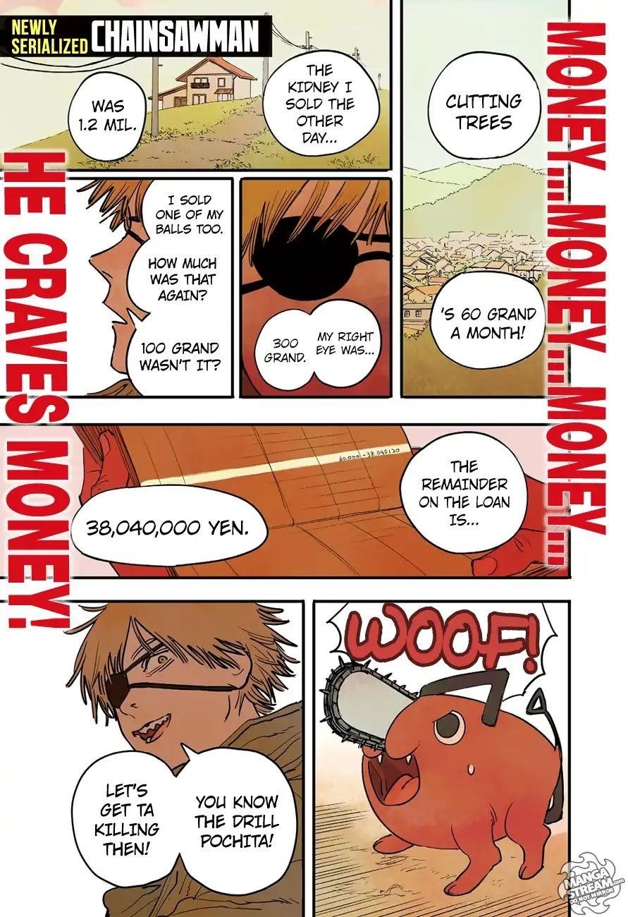 Chainsaw Man Chapter 1 A Dog And A Chainsaw (Image 2)