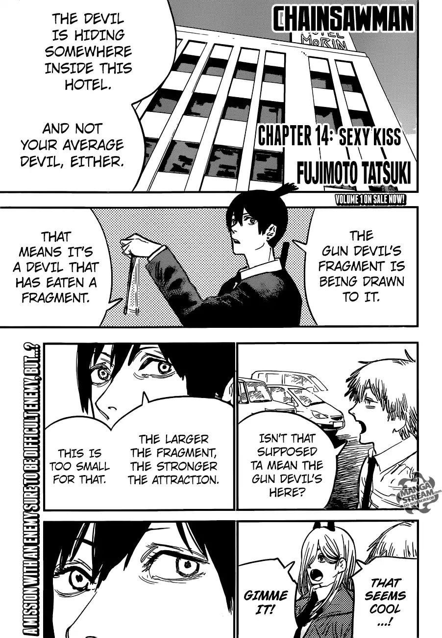 Chainsaw Man Chapter 14 Sexy Kiss (Image 1)
