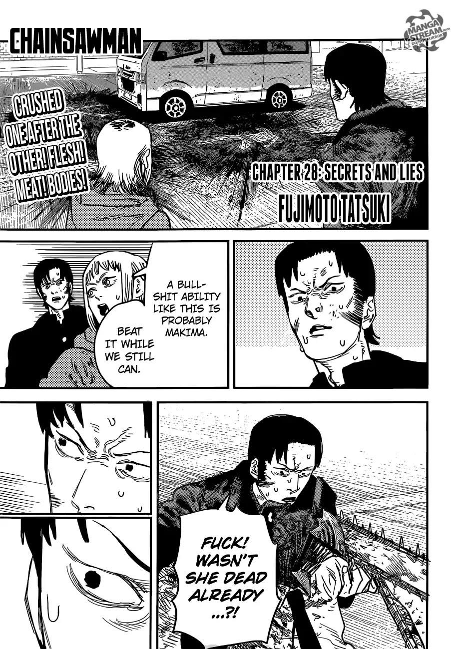Chainsaw Man Chapter 28 Secrets and Lies (Image 1)