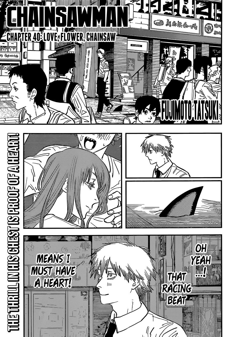 Chainsaw Man Chapter 40 Love, Flower, Chainsaw (Image 1)