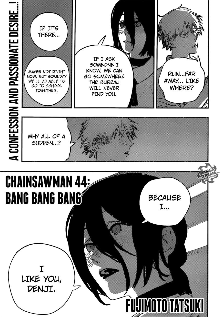 Chainsaw Man Chapter 44 Bang Bang Bang (Image 1)