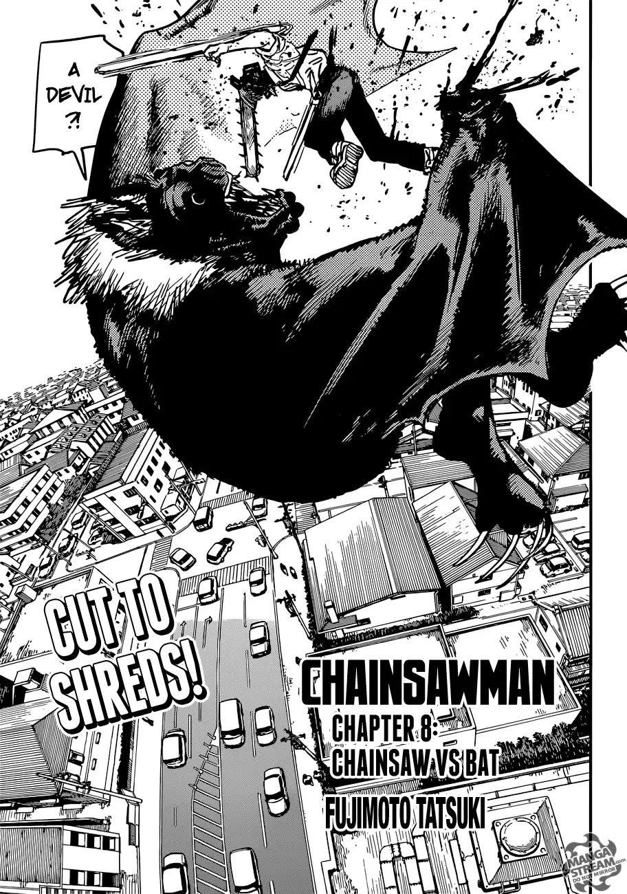 Chainsaw Man Chapter 8 Chainsaw Vs Bat (Image 1)