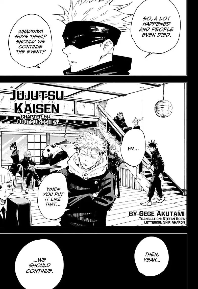 Chapter 54 - JuJutsu Koshien (Image 1)