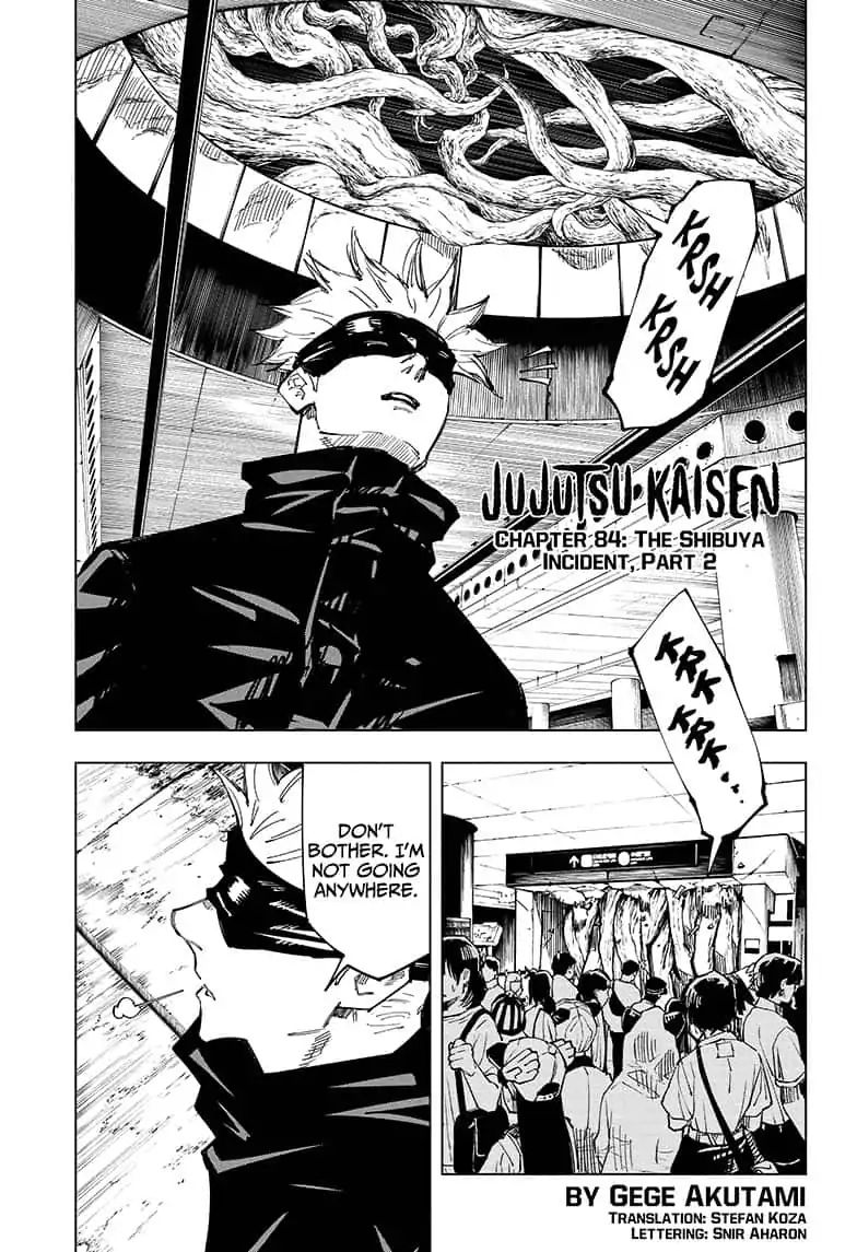 Chapter 84 - The Shibuya Incident Part 2 (Image 1)