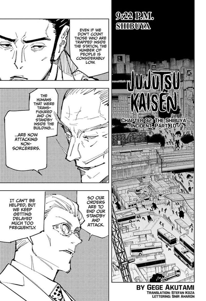 Chapter 92 - Shibuya Incident X (Image 1)