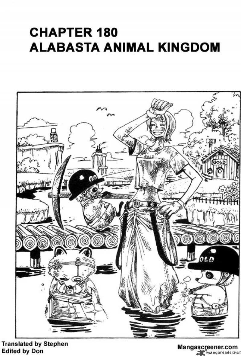 Chapter 180 - Alabasta Animal Kingdom (Image 1)