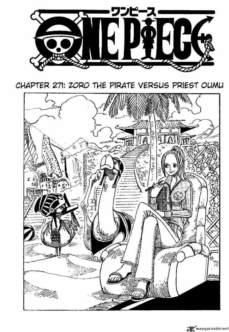 Chapter 271 - Zoro The Pirate Versus Priest Oumu (Image 1)