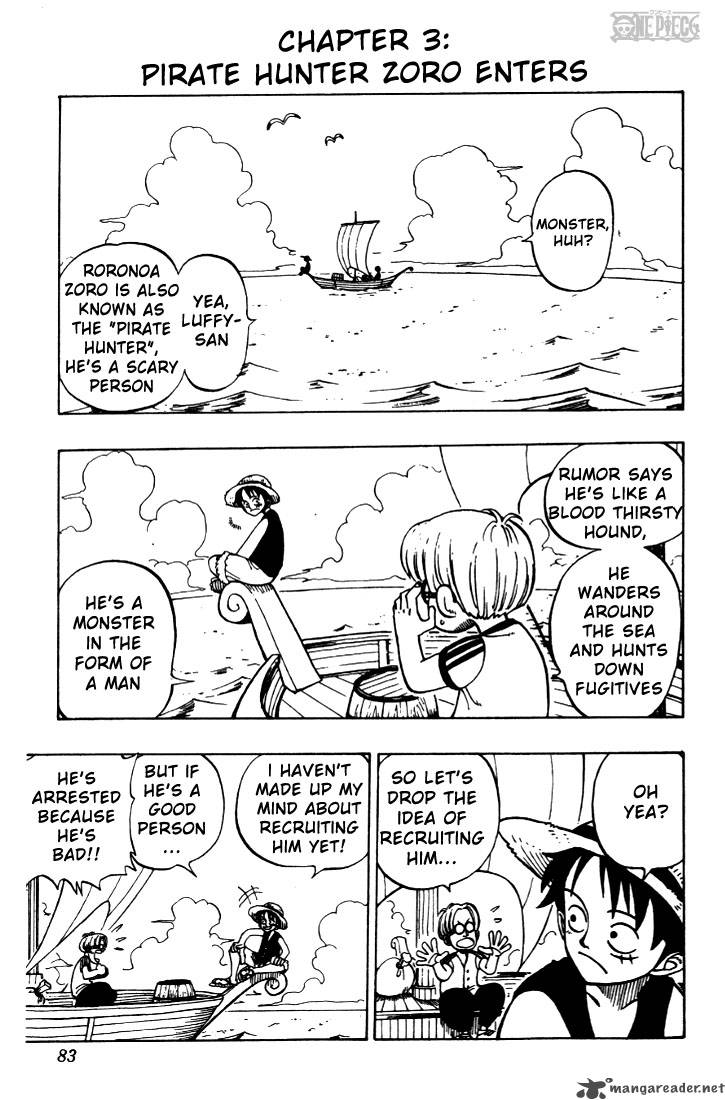 Chapter 3 - Pirate Hunter Zoro Enters (Image 1)