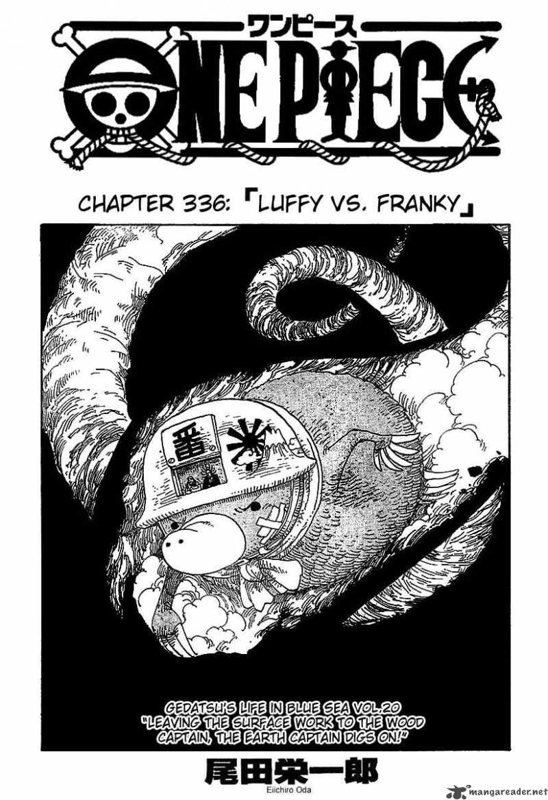 Chapter 336 - Luffy Vs Franky (Image 1)