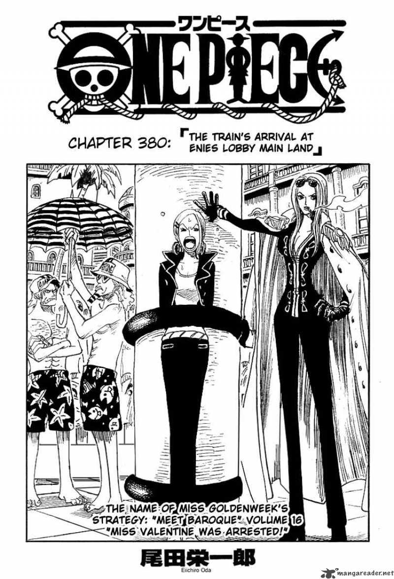 Chapter 380 - The Train's Arrival At Enies Lobby Main Land (Image 1)