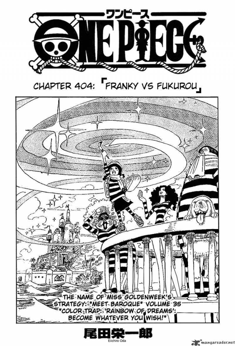 Chapter 404 - Franky Vs Fukurou (Image 1)