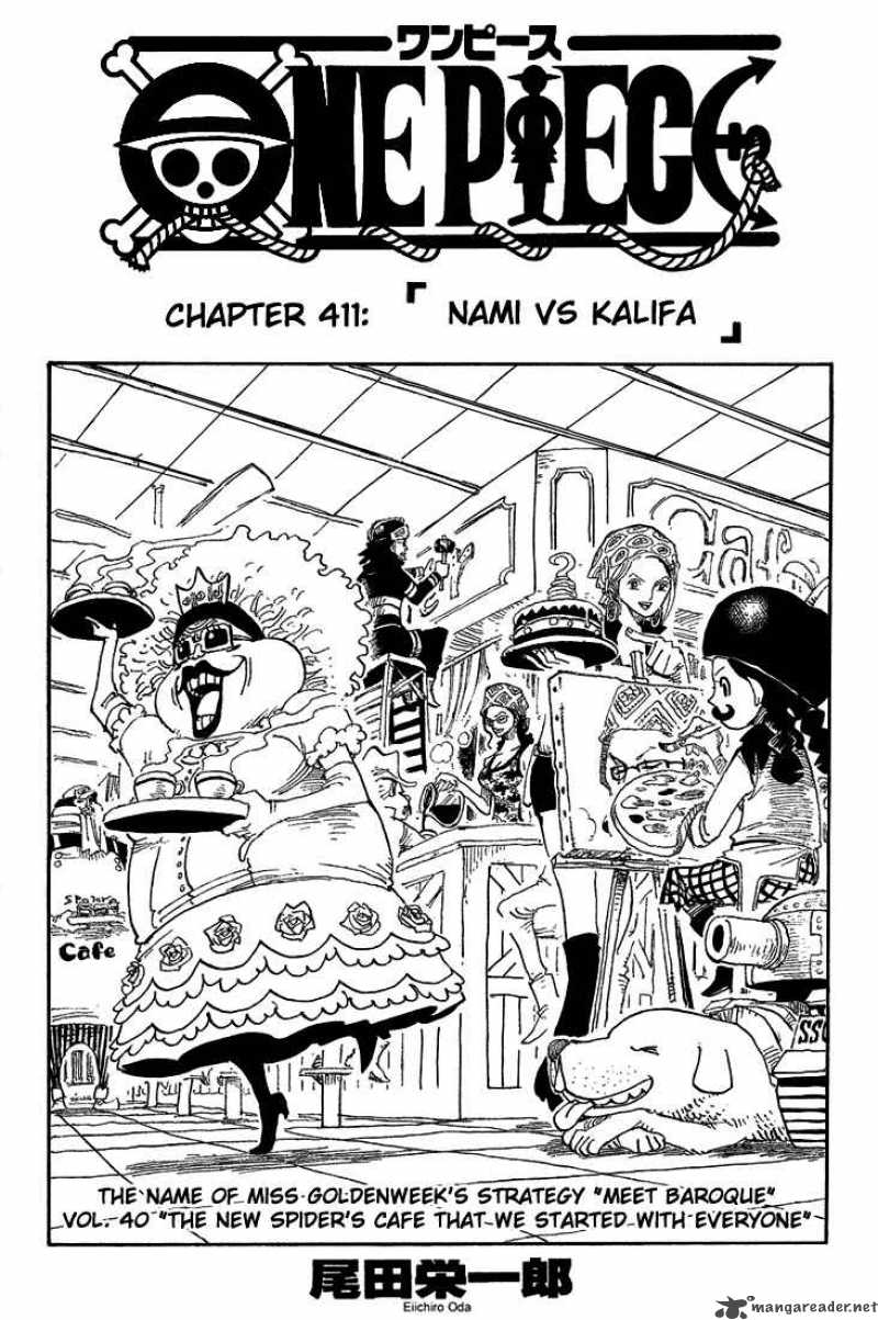 Chapter 411 - Nami Vs Kalifa (Image 1)