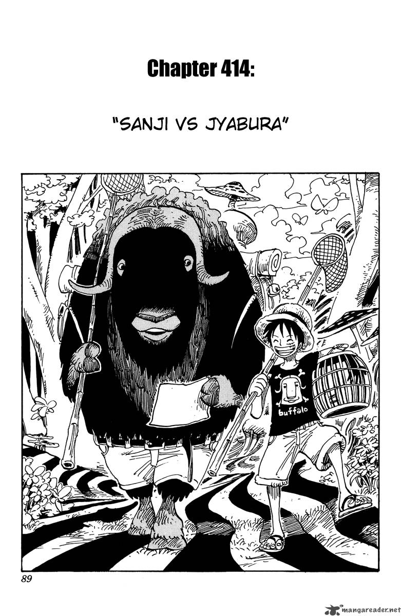 Chapter 414 - Sanji Vs Jabura (Image 1)