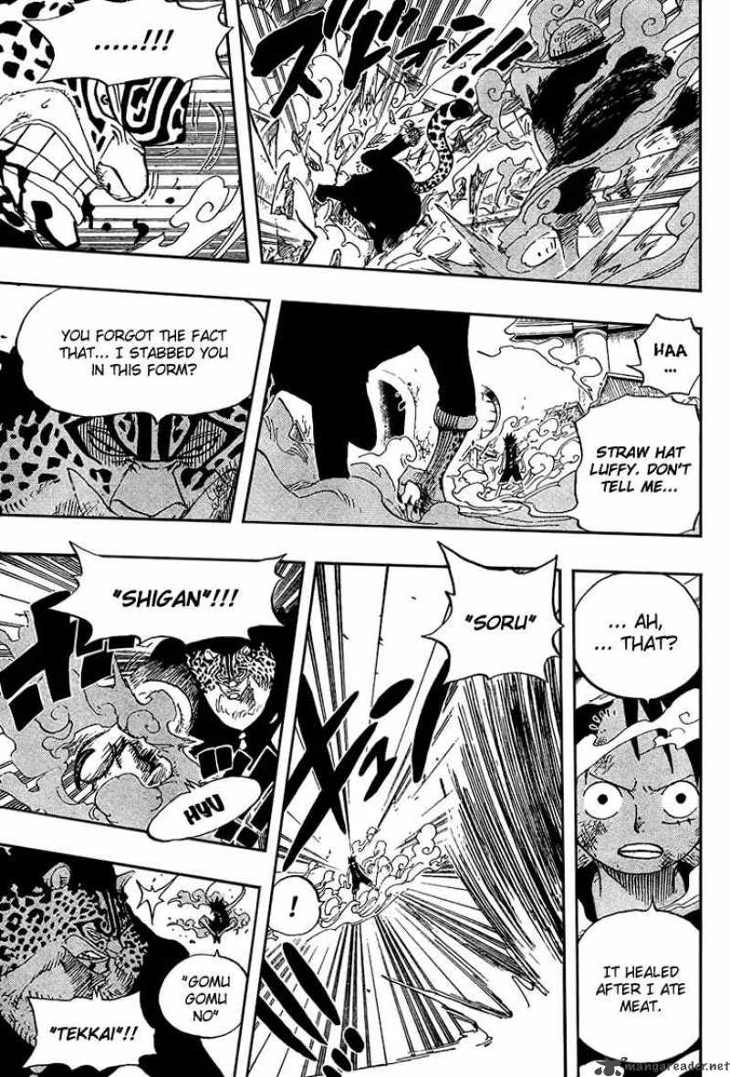 Chapter 418 - Luffy Vs Rob Lucci (Image 17)