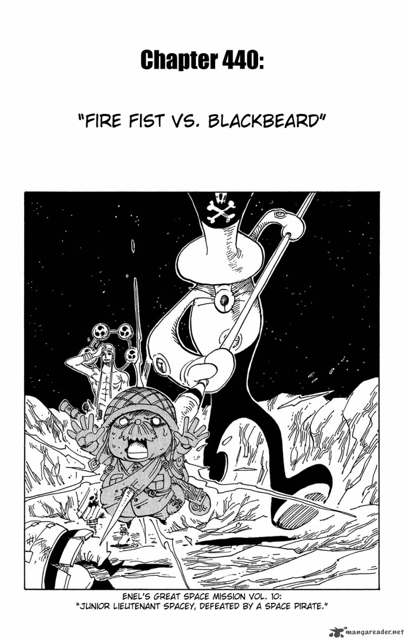 Chapter 440 - Firefist Vs Blackbeard (Image 1)