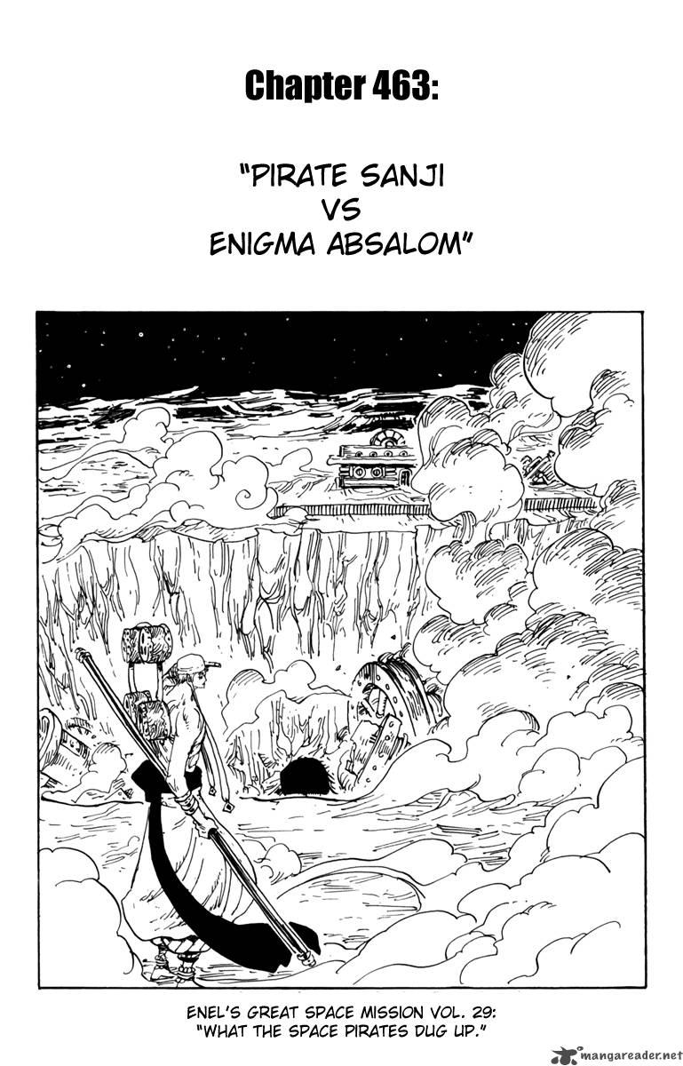 Chapter 463 - Pirate Sanji Vs. Mystrious Absalom (Image 1)