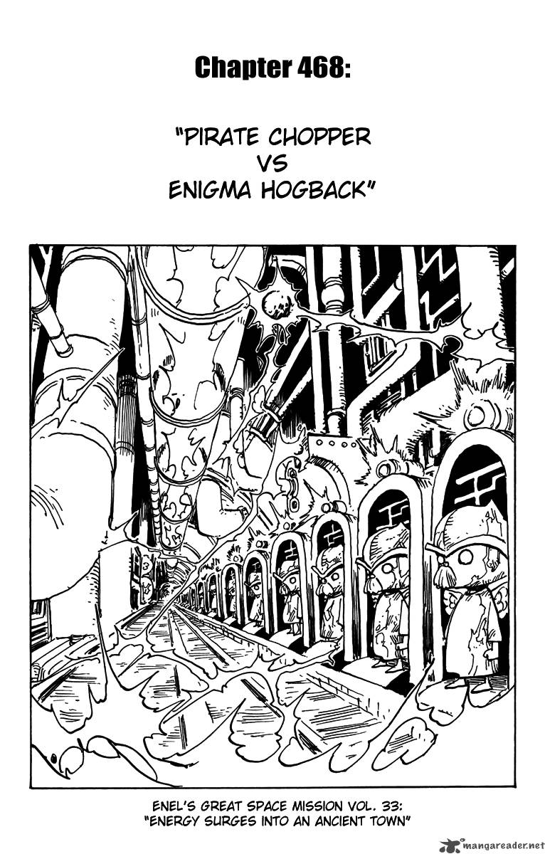 Chapter 468 - Pirate Chopper Vs Enigma Hogback (Image 1)