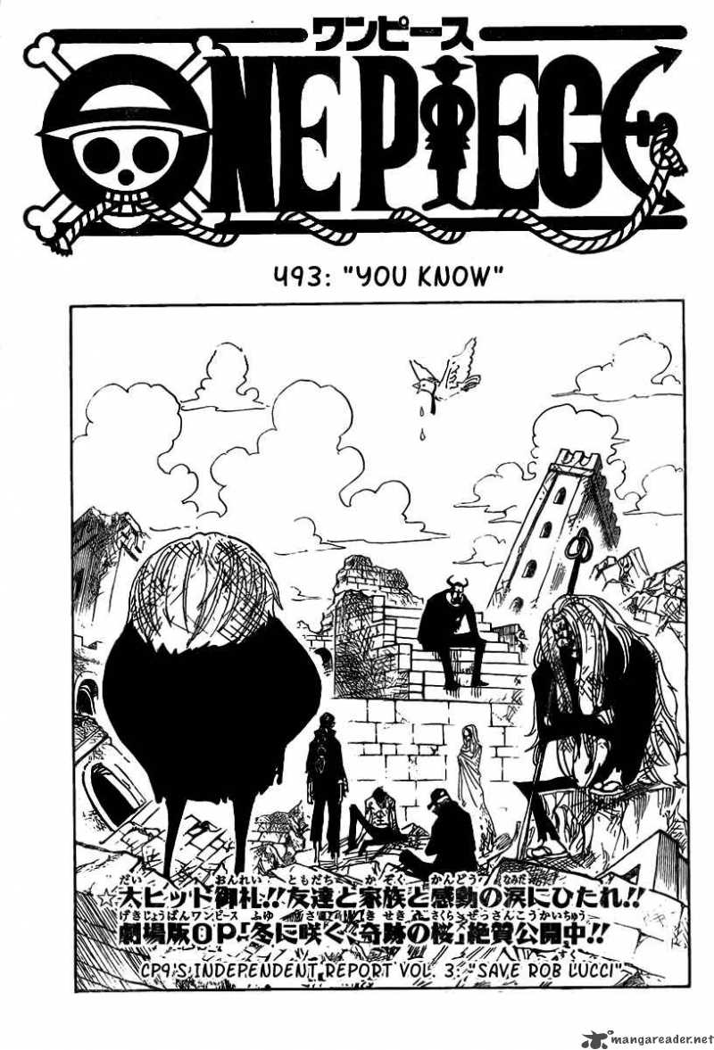 Chapter 493 - You Know (Image 1)