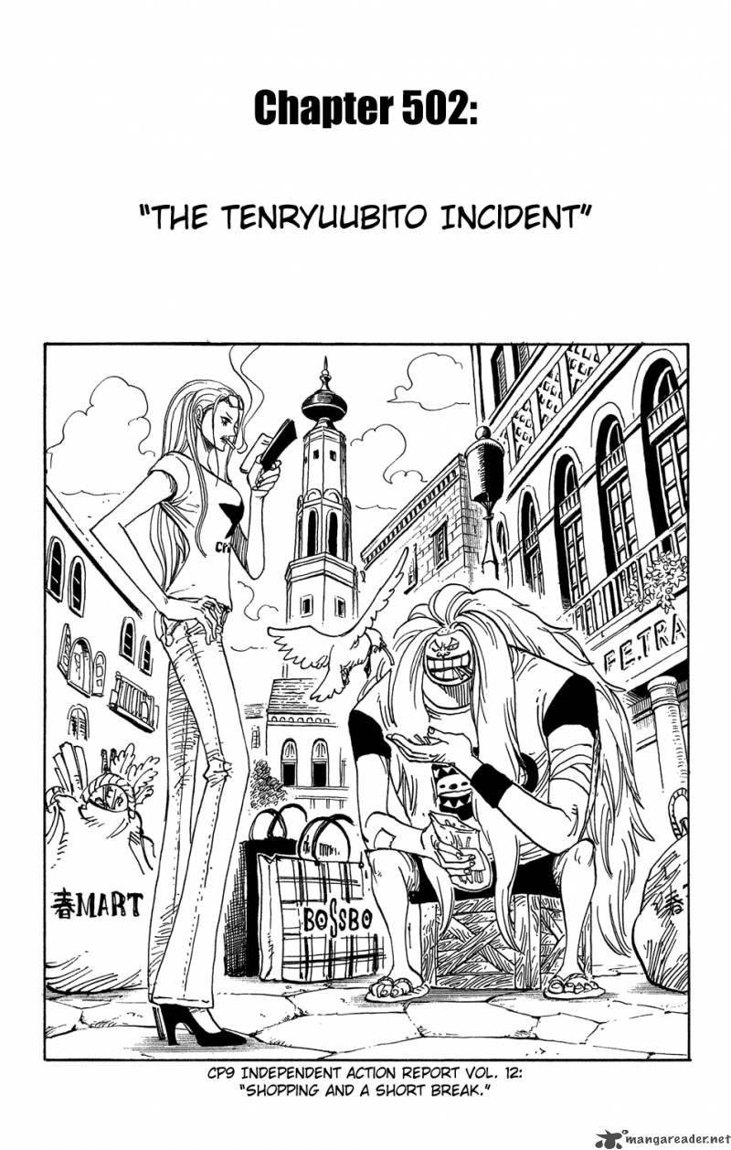 Chapter 502 - The Tenryuubito Affair (Image 1)