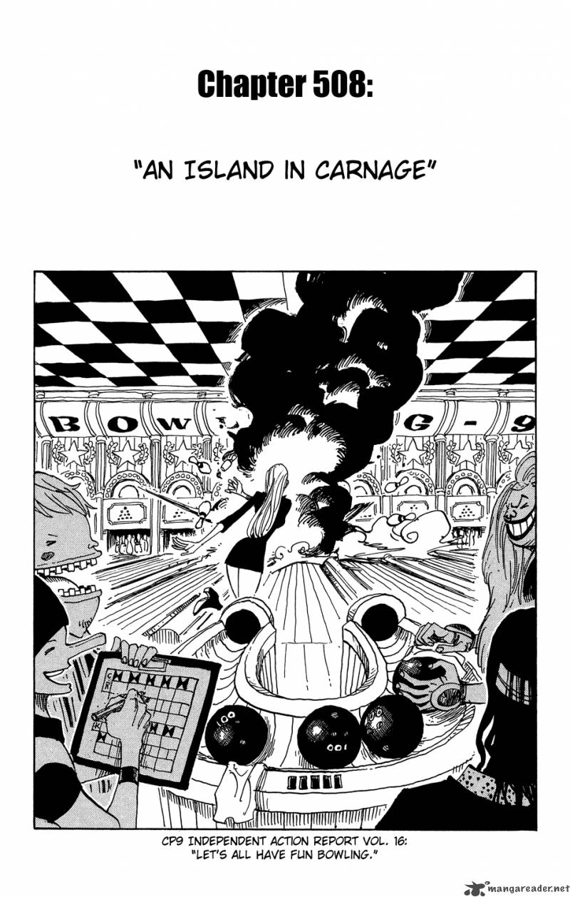 Chapter 508 - Isle of Carnage (Image 1)