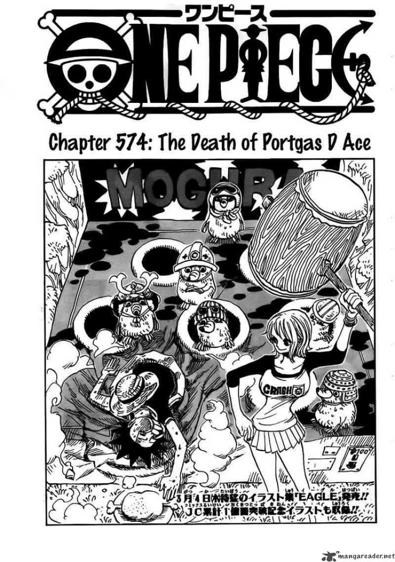Chapter 574 - The Death Of Portgas D Ace (Image 1)
