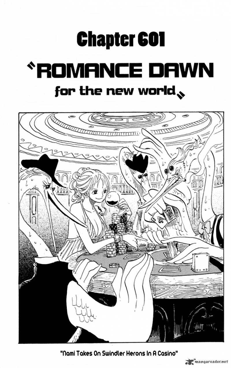 Chapter 601 - ROMANCE DAWN for the new world (Image 1)