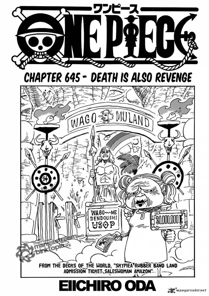 Chapter 645 - Death is Also Revenge (Image 1)