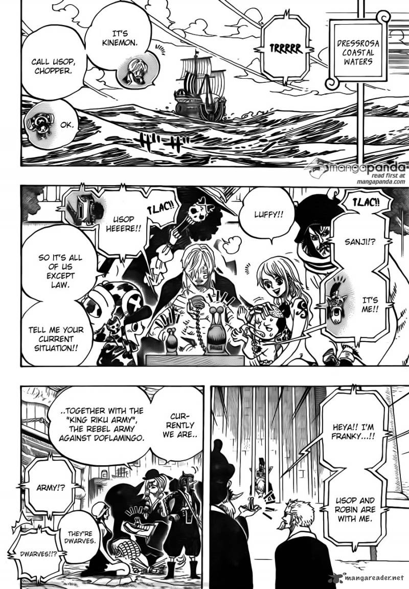 Chapter 729 - Shichibukai Doflamingo VS Shichibukai Law (Image 12)
