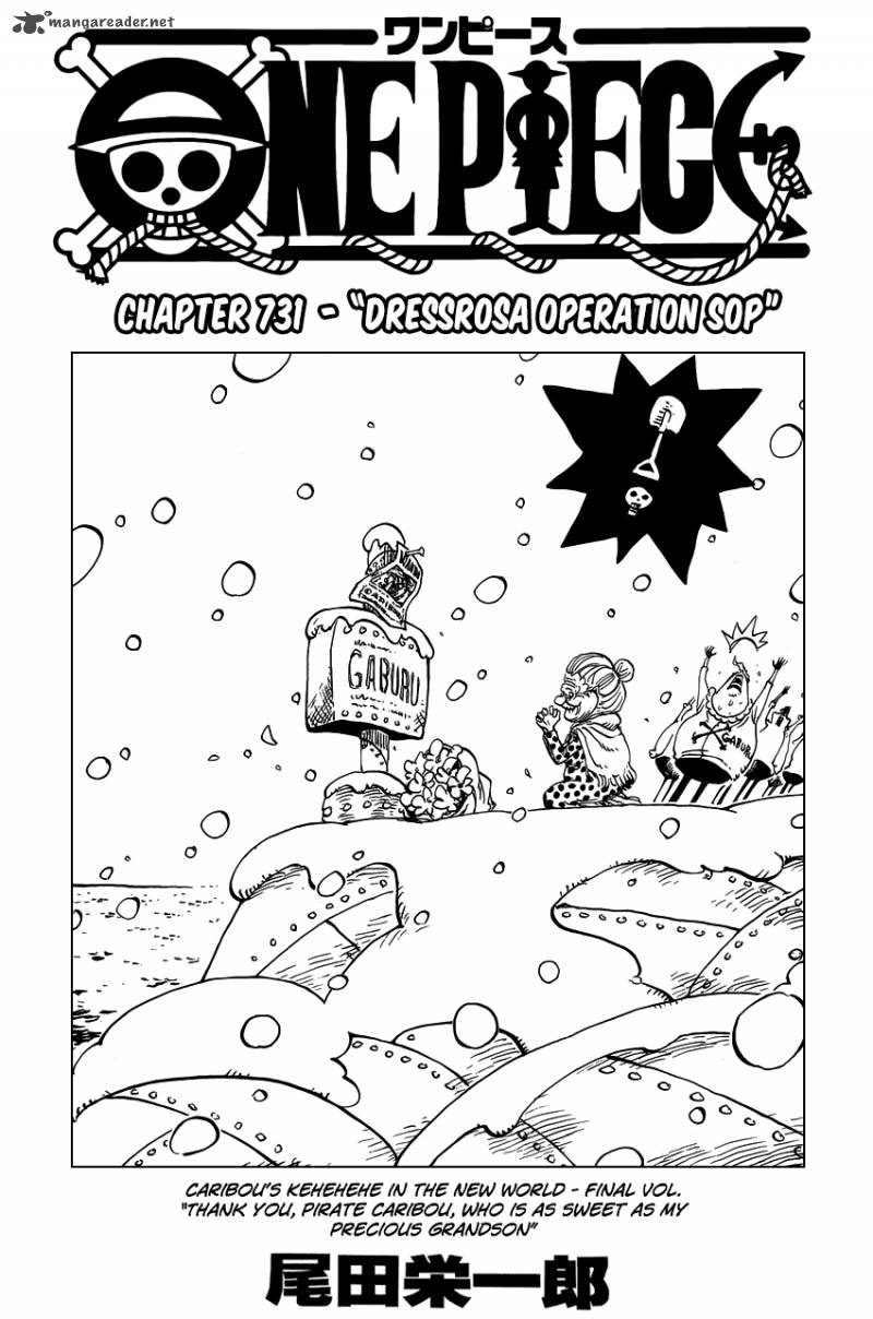 Chapter 731 - Dressrosa Operation SOP (Image 1)