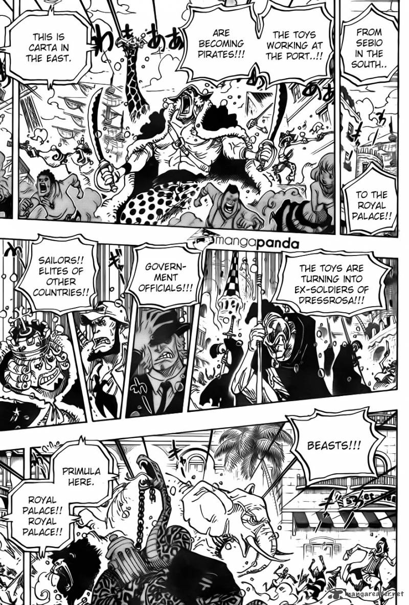 Chapter 743 - Big jolts in Dressrosa (Image 9)