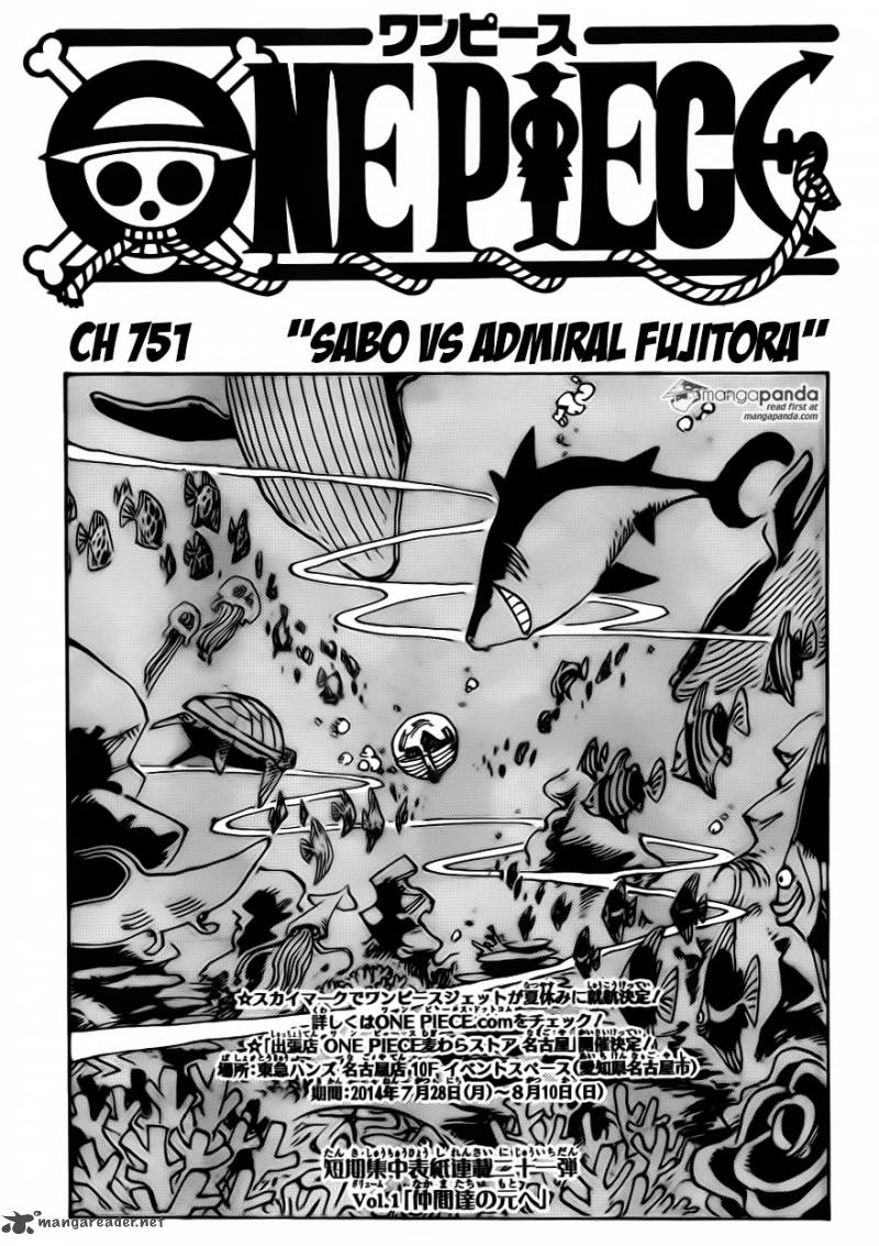 Chapter 751 - Sabo vs Admiral Fujitora (Image 1)
