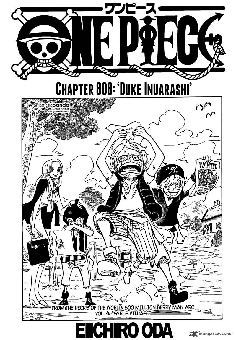Chapter 808 - Duke Inuarashi (Image 1)