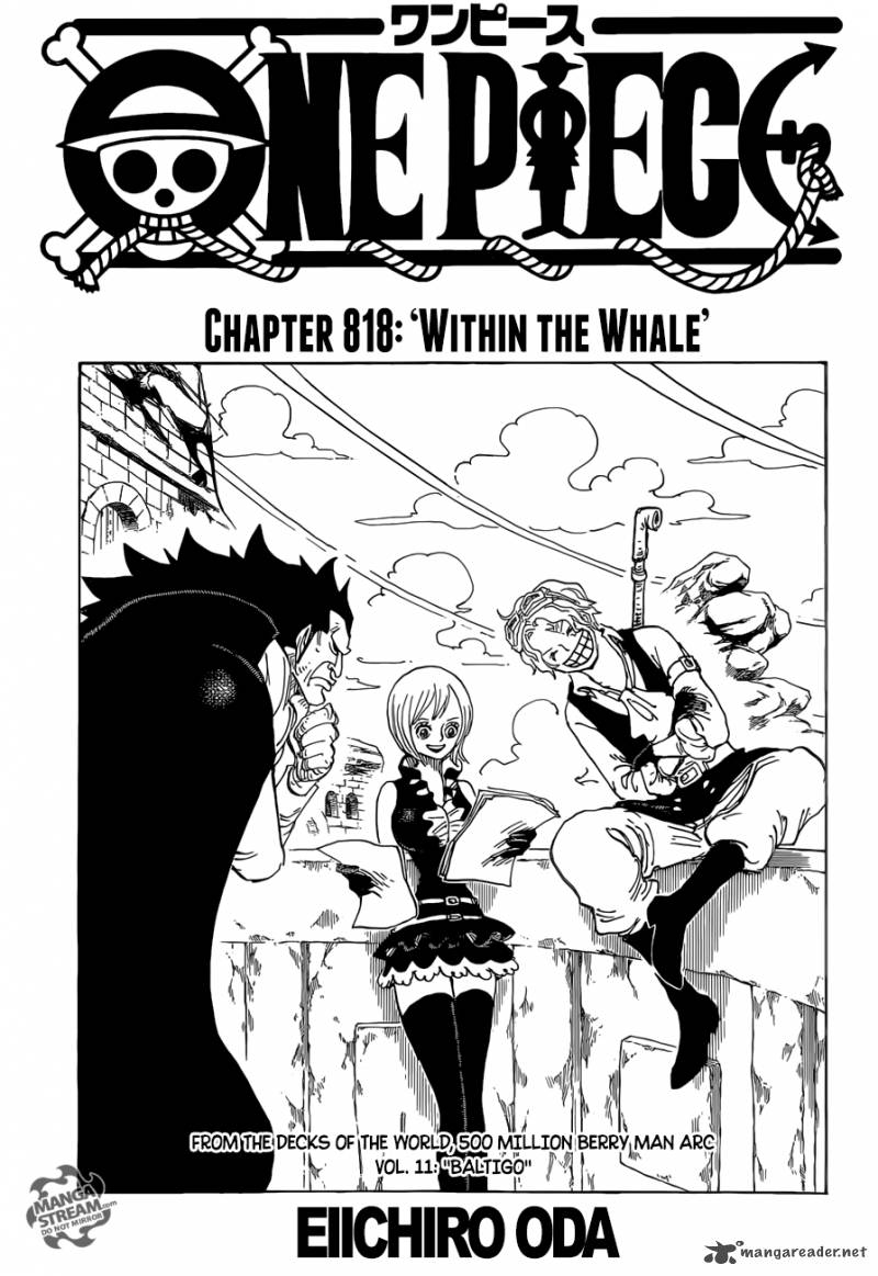 Chapter 818 - Within The Whale (Image 1)