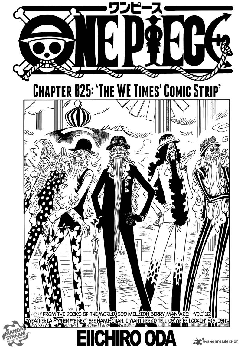 Chapter 825 - The WE Times' Comic Strip (Image 1)
