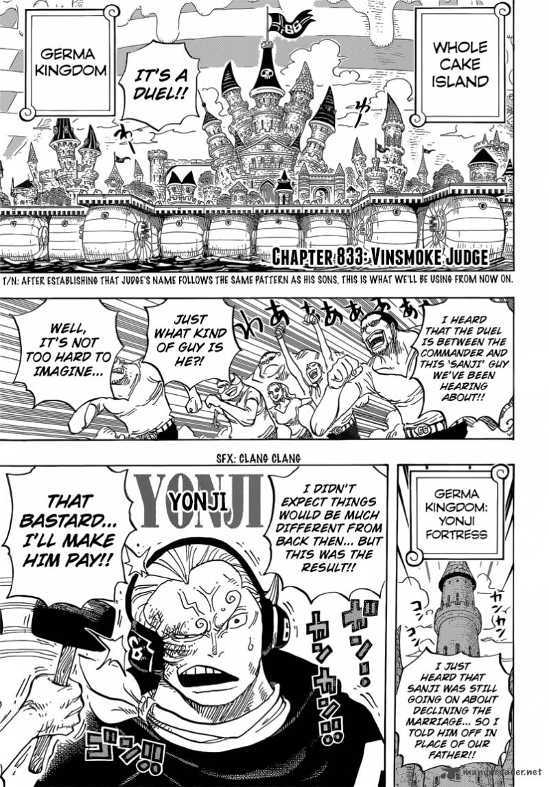 Chapter 833 - Vinsmoke Judge (Image 6)