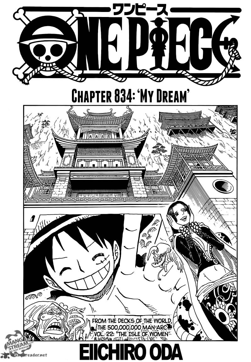 Chapter 834 - My Dream (Image 1)