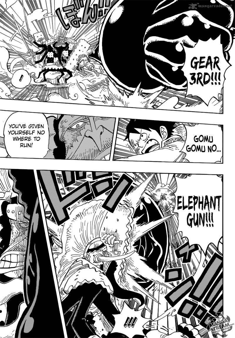 Chapter 837 - Luffy vs Commander Cracker (Image 5)
