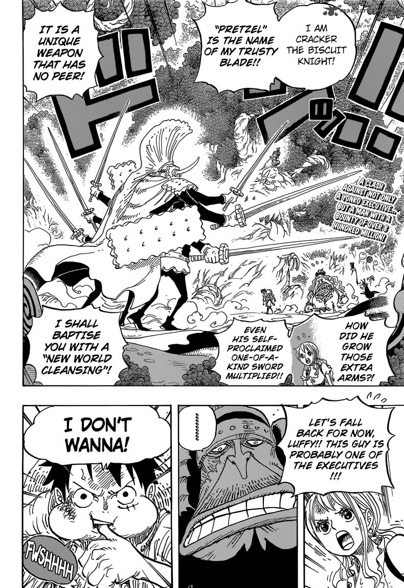 Chapter 837 - Luffy vs Commander Cracker (Image 4)