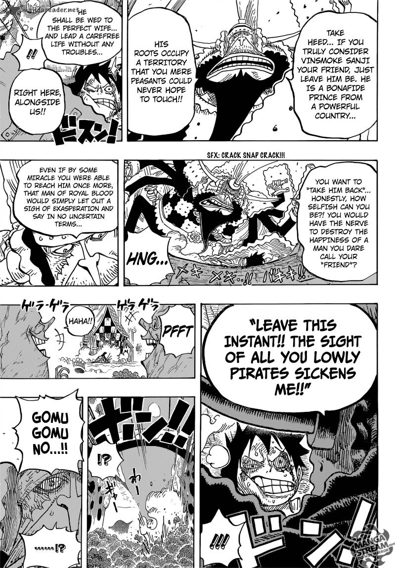 Chapter 837 - Luffy vs Commander Cracker (Image 16)