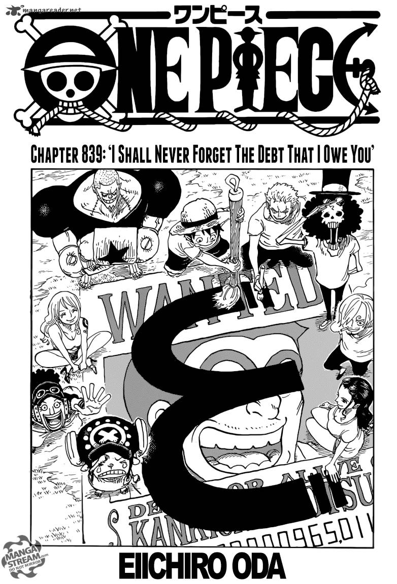 Chapter 839 - I Shall Never Forget The Debt That I Owe You (Image 1)