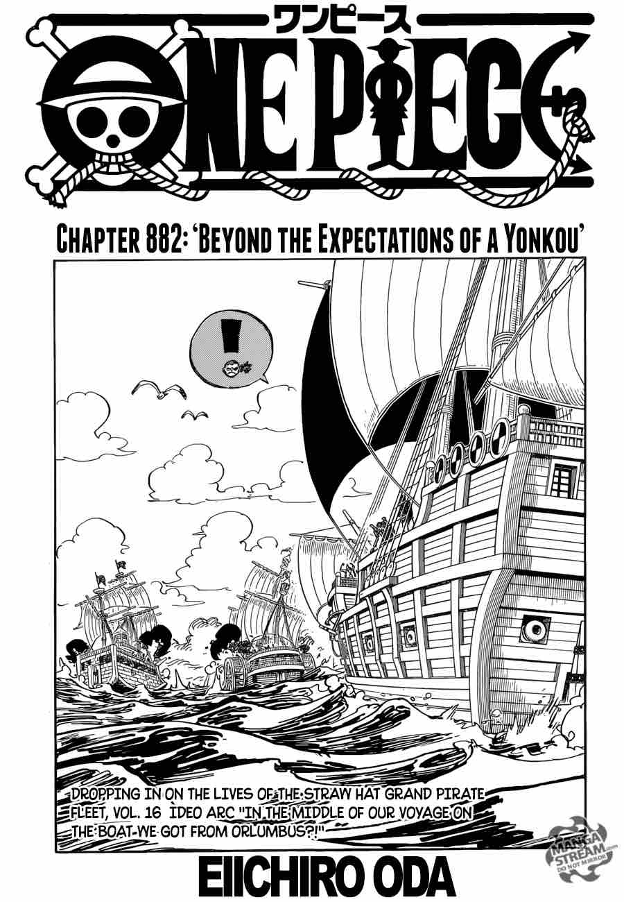 Chapter 882 - Beyond the Expectations of a Yonkou (Image 1)