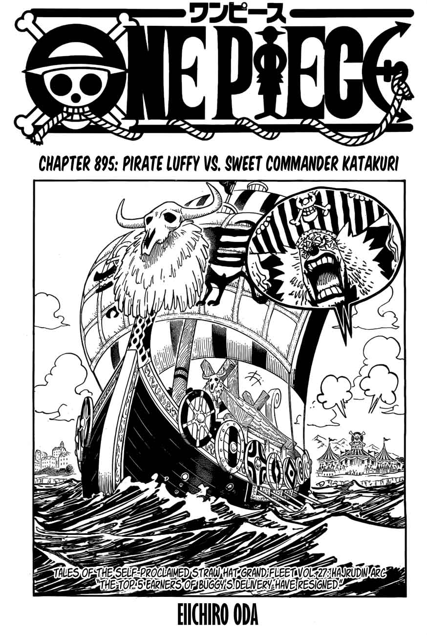 Chapter 895 - Pirate Luffy vs Sweet Commander Katakuri (Image 1)