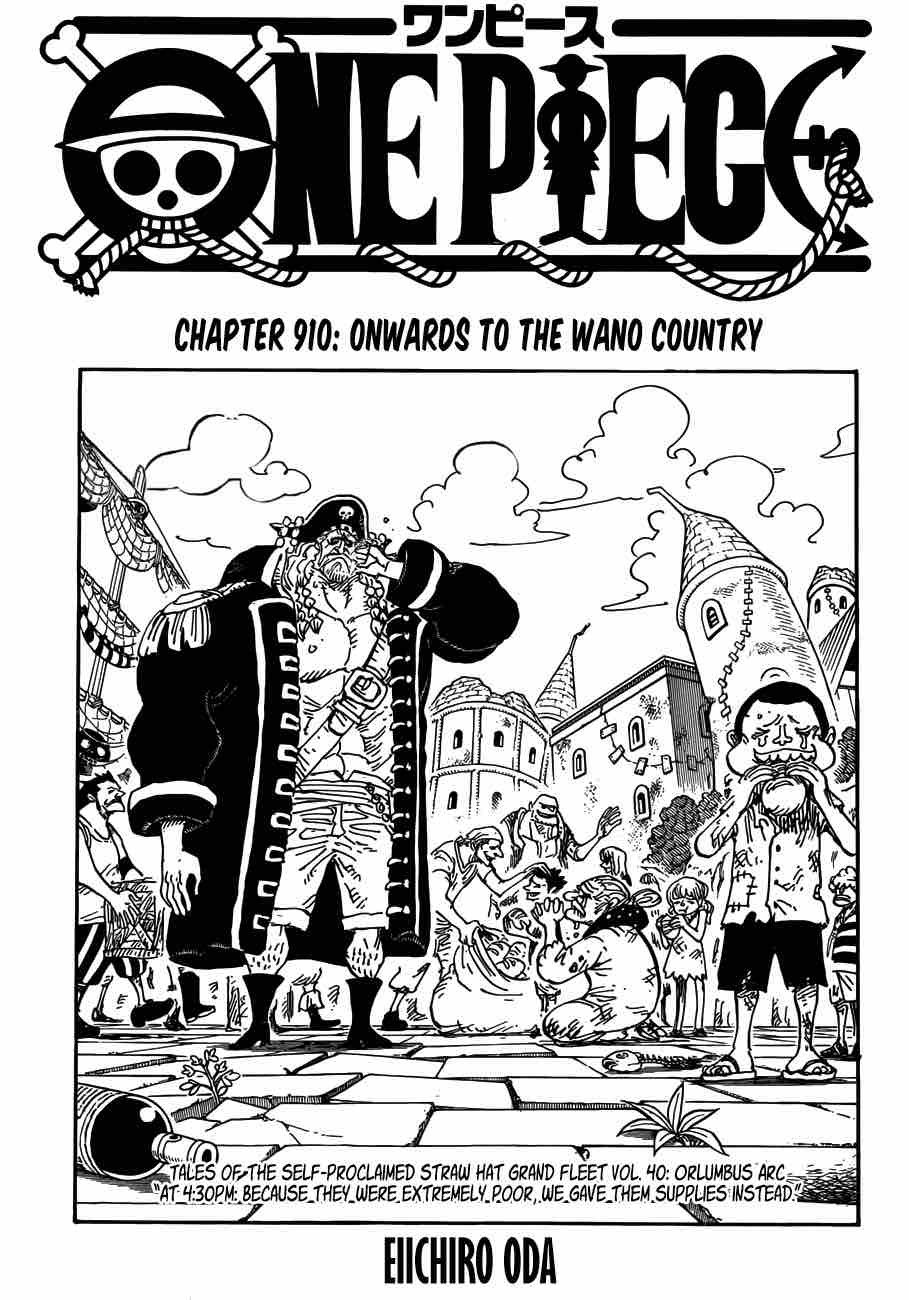 Chapter 910 - Onwards to the Wano Country (Image 1)