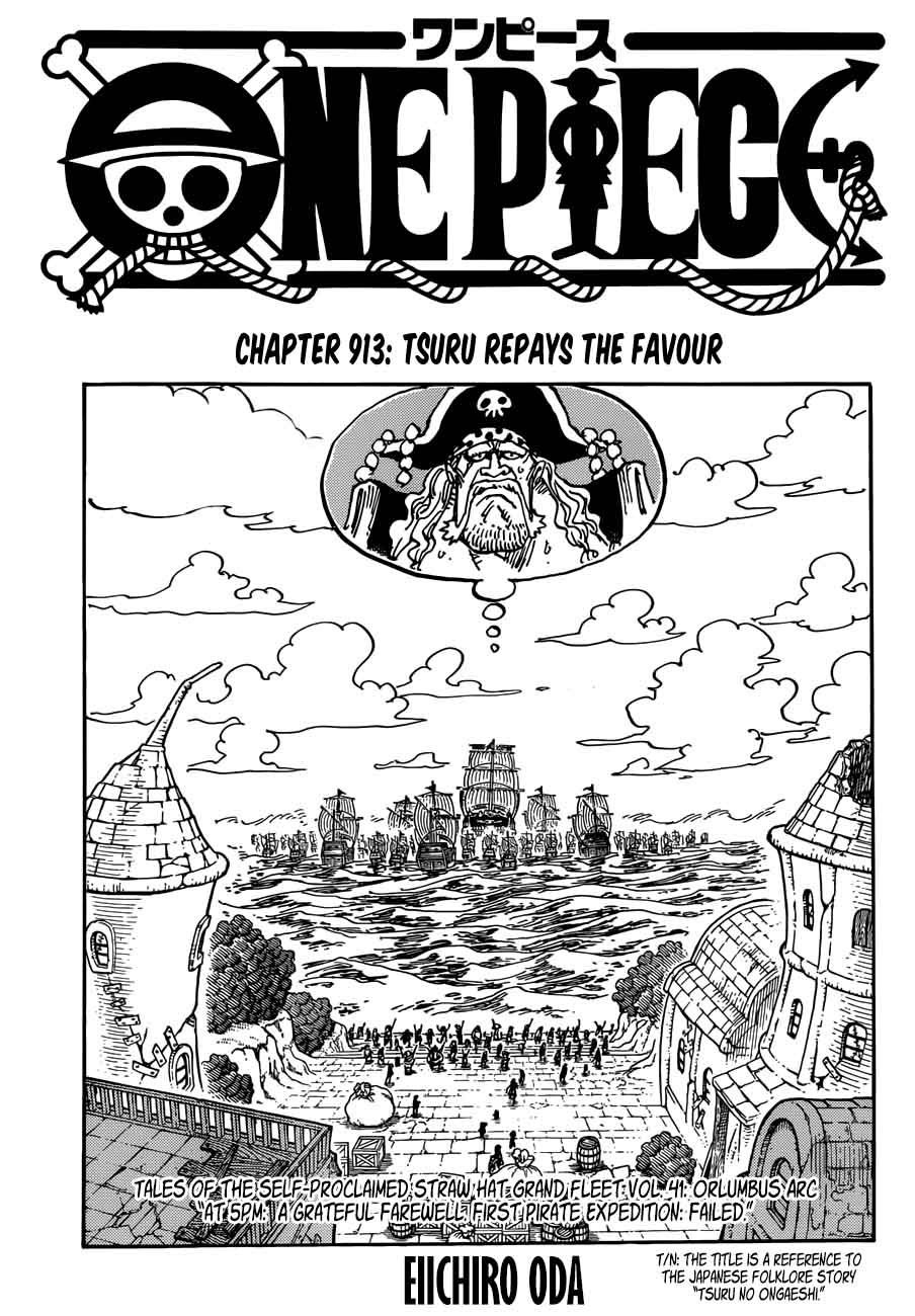 Chapter 913 - Tsuru Repays the Favour (Image 1)