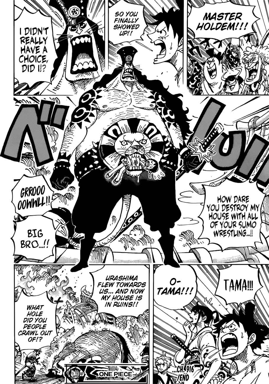 Chapter 916 - A Great Sumo Match in The Wano Country (Image 17)
