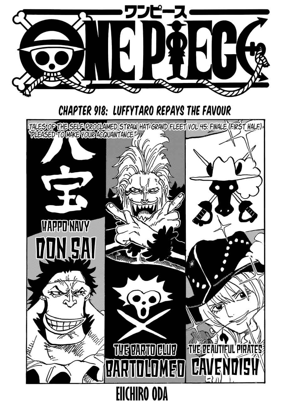 Chapter 918 - Luffytaro Repays The Favour (Image 1)
