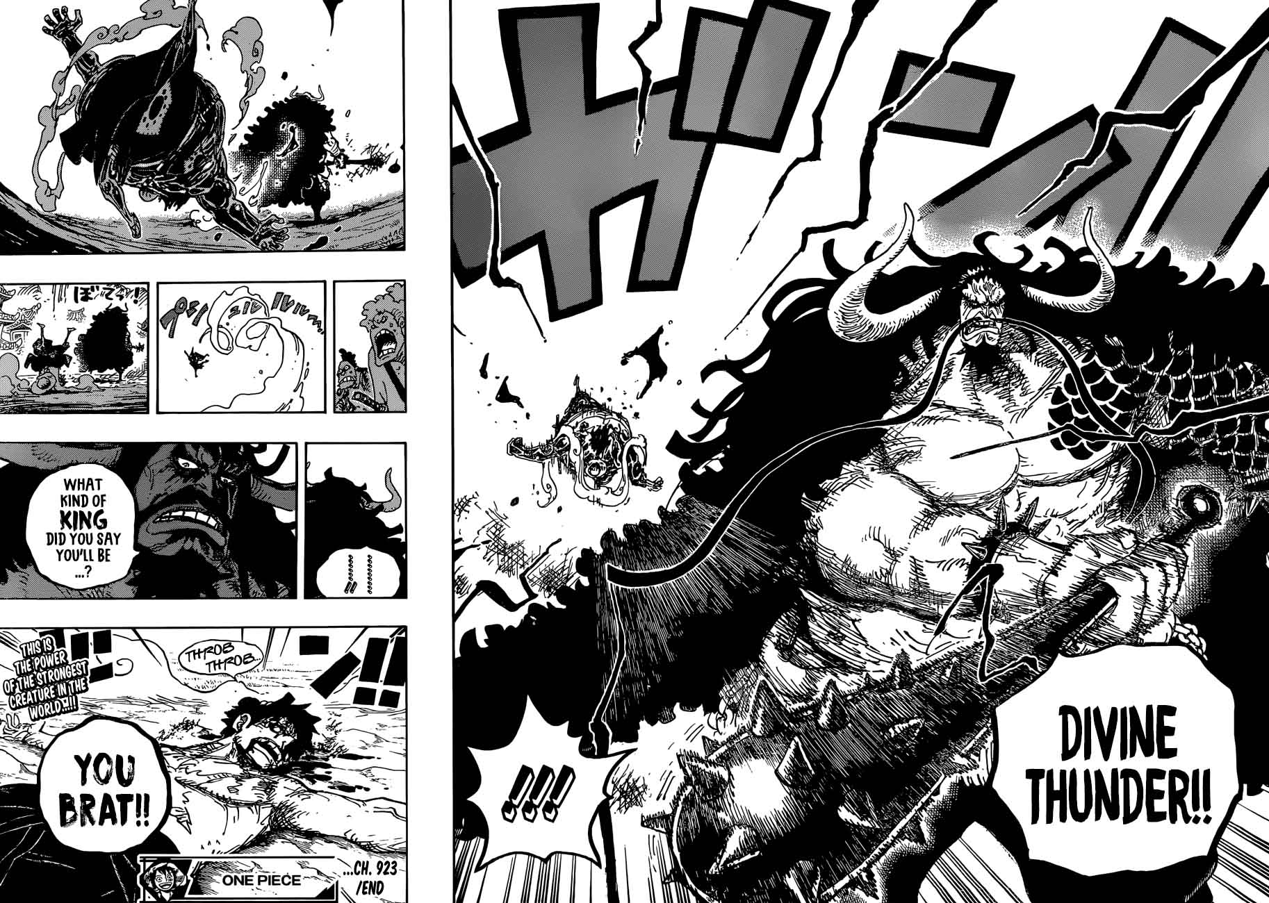 Chapter 923 - Emperor Kaidou vs Luffy (Image 13)