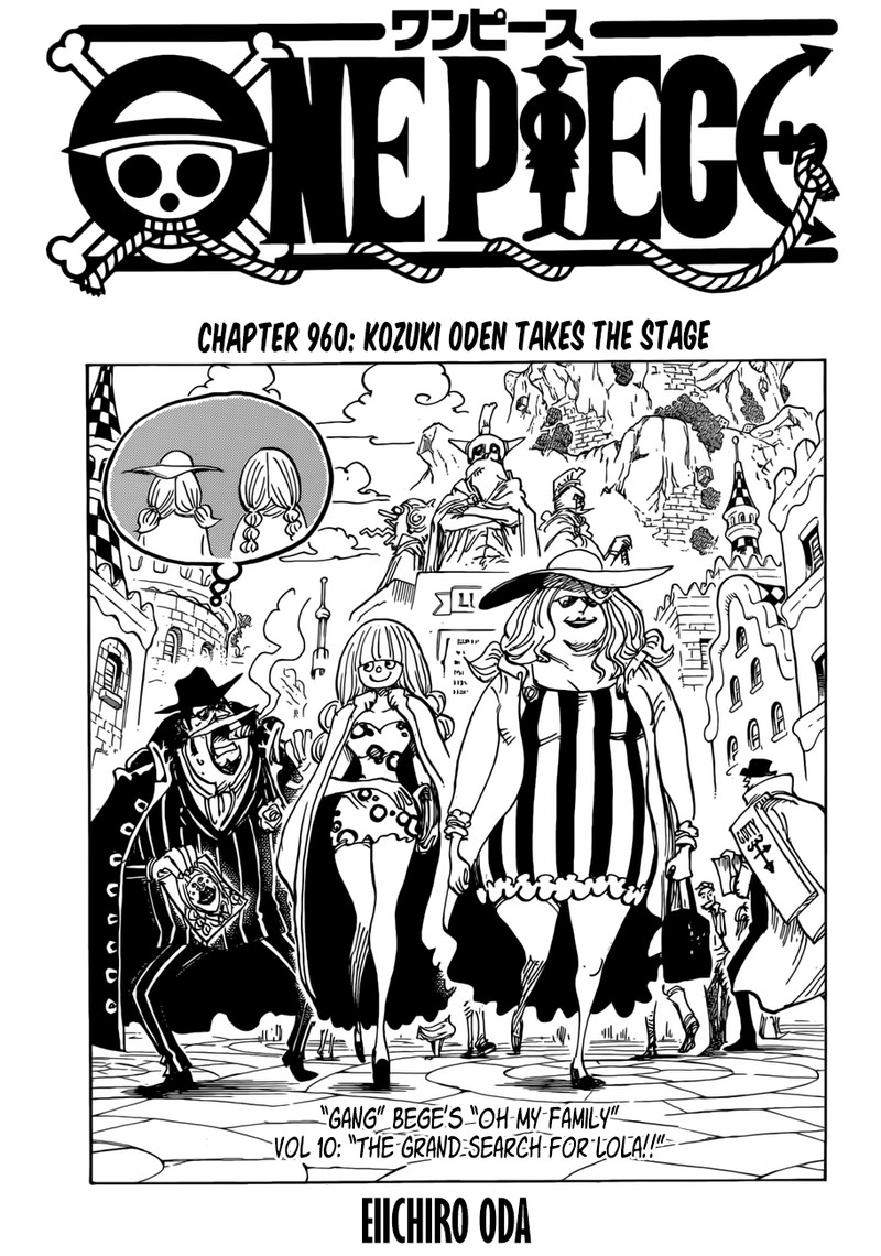 Chapter 960 - Kozuki Oden Takes the Stage (Image 1)