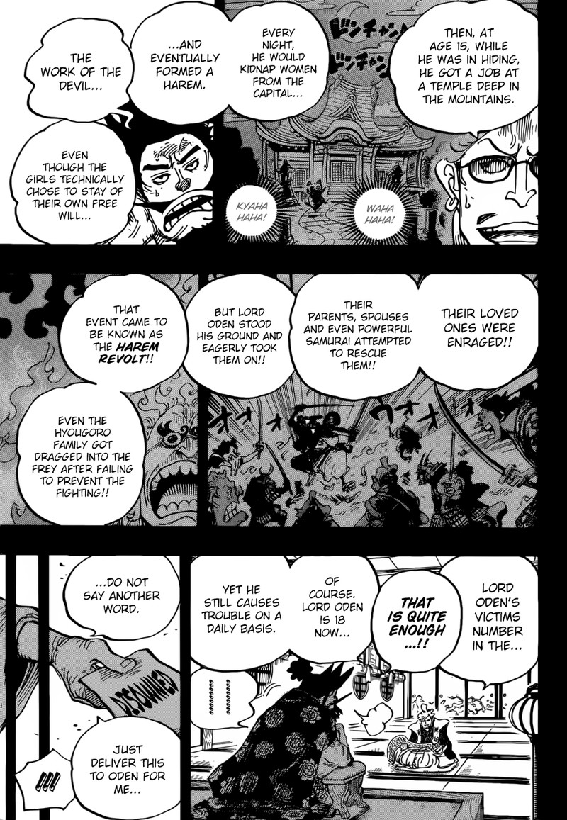 Chapter 960 - Kozuki Oden Takes the Stage (Image 9)