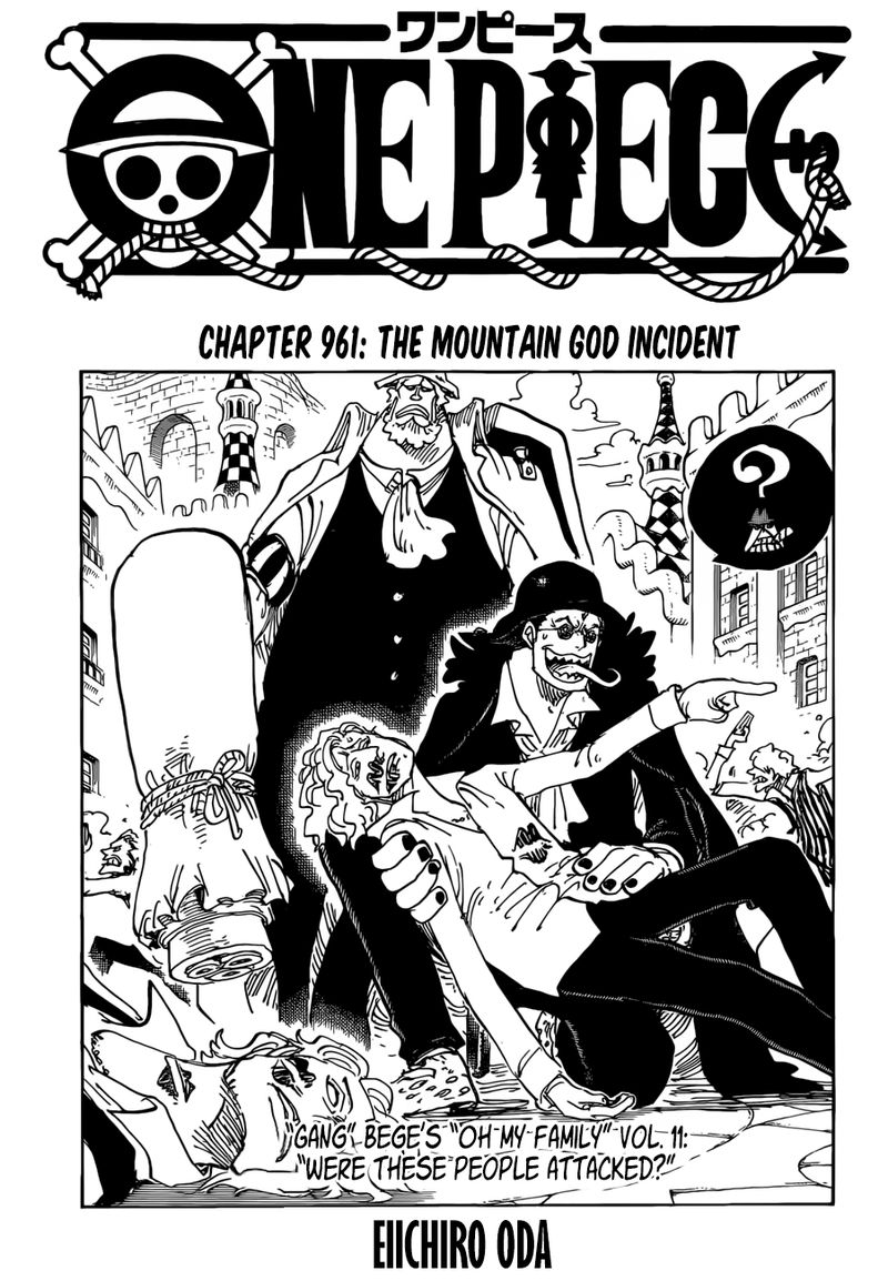 Chapter 961 - The Mountain God Incident (Image 1)